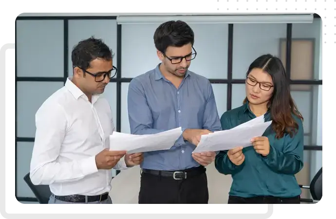 Support with required documents